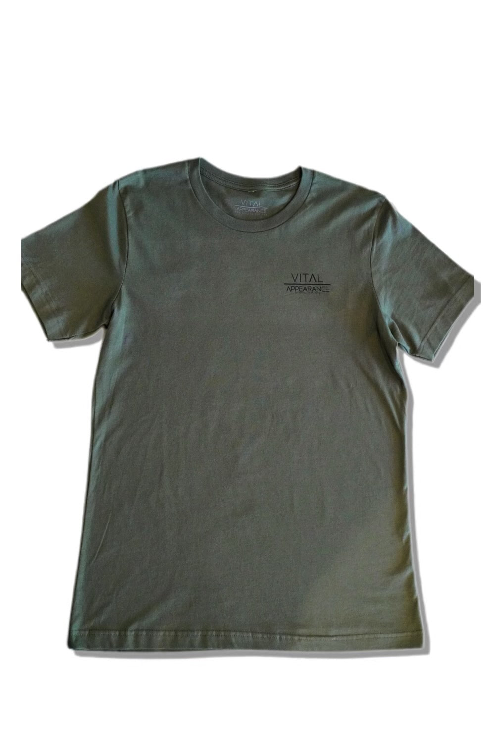 Vital Aesthetic Premium Tee - Military Green/ Black