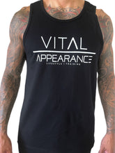 Load image into Gallery viewer, Vital Aesthetic Premium Tank -Black/White
