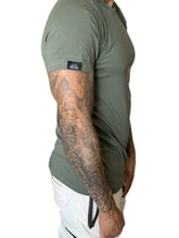 Load image into Gallery viewer, Vital Aesthetic Premium Tee - Military Green/ Black
